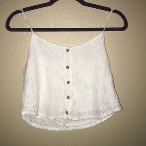 White button tank top!